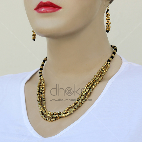 Dhokra Sequel Doll-up Avanti set | dhokra jewellery | Dhokra